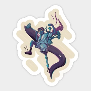 Plunger Man Sticker